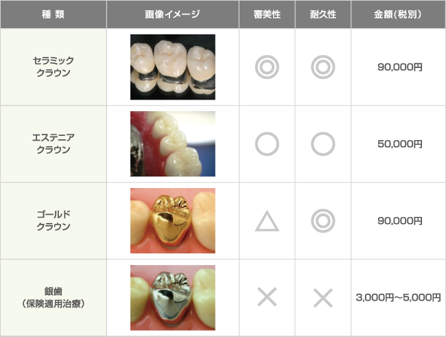 臼歯のかぶせ物(全体)
